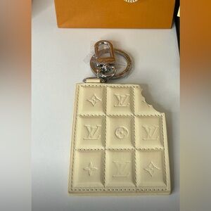 Louis Vuitton White Chocolate Bag Charm